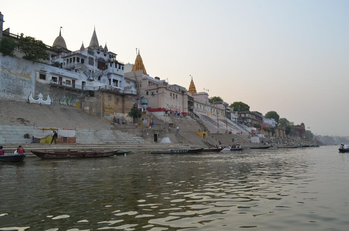 Anandmayi Ghat — historic view