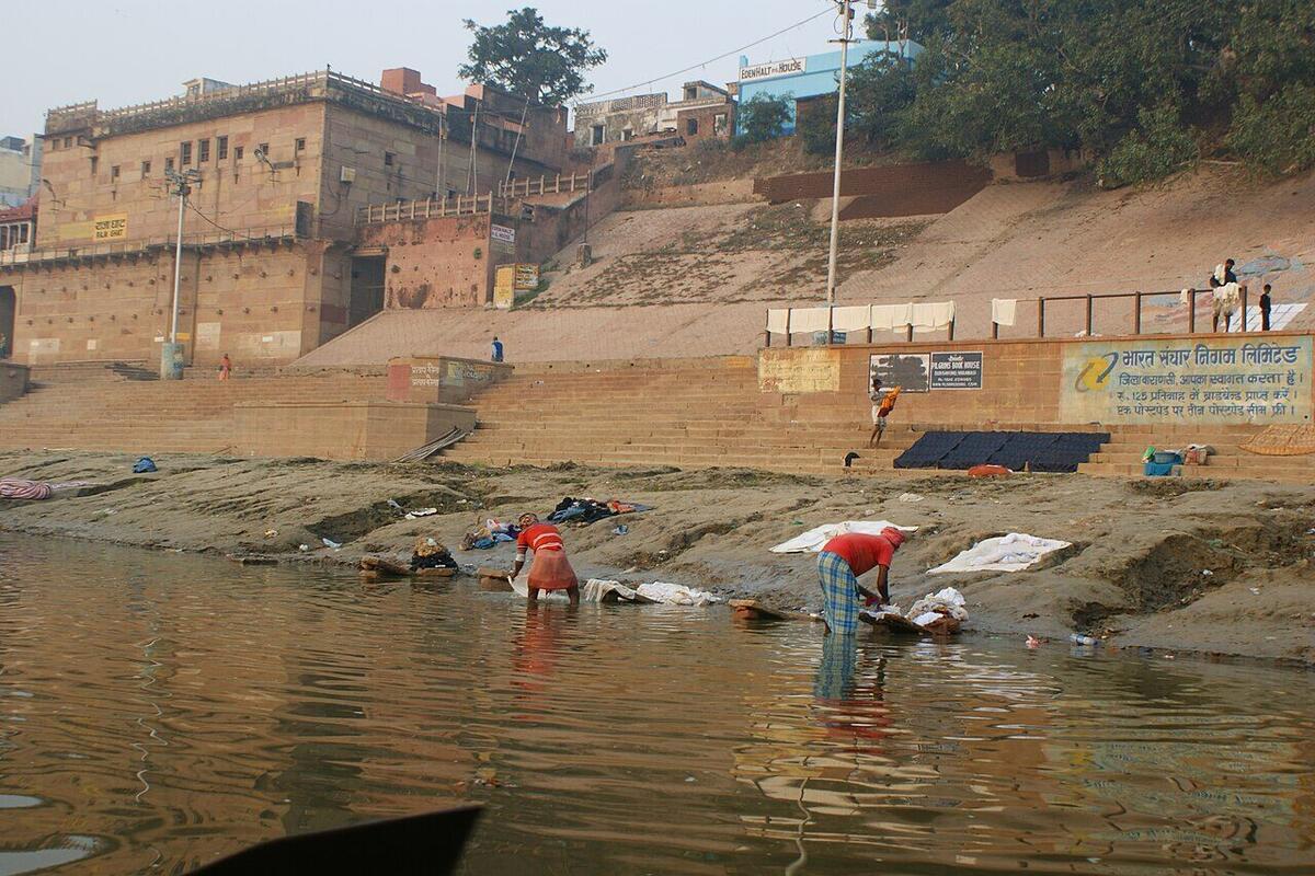 Pandey Ghat — historic view