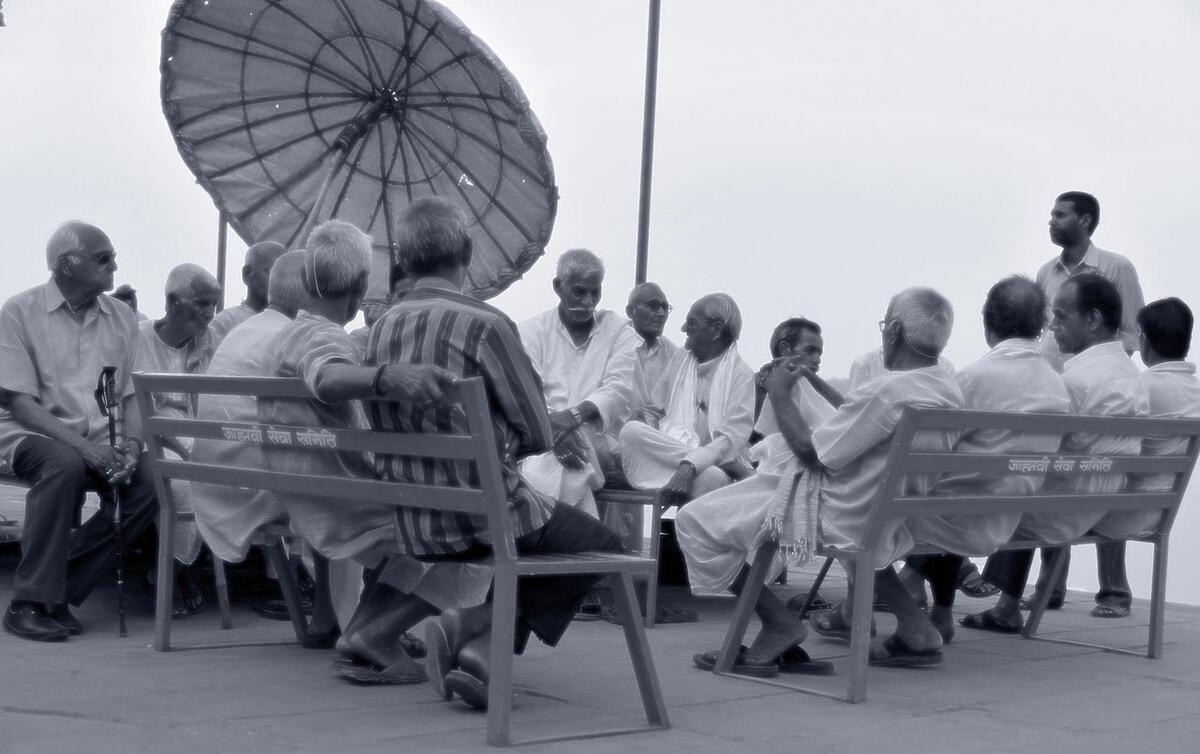 अस्सी घाट — historic view