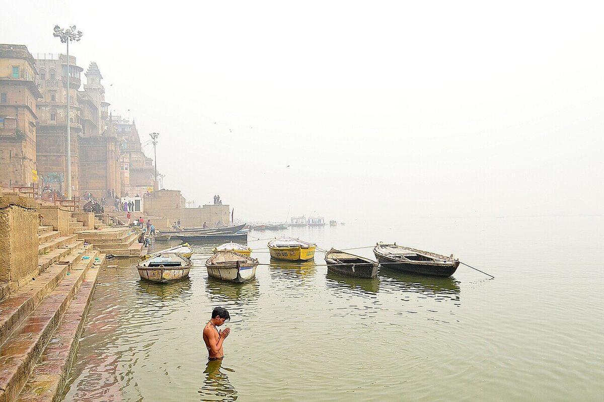 Rana Mahal Ghat — historic view