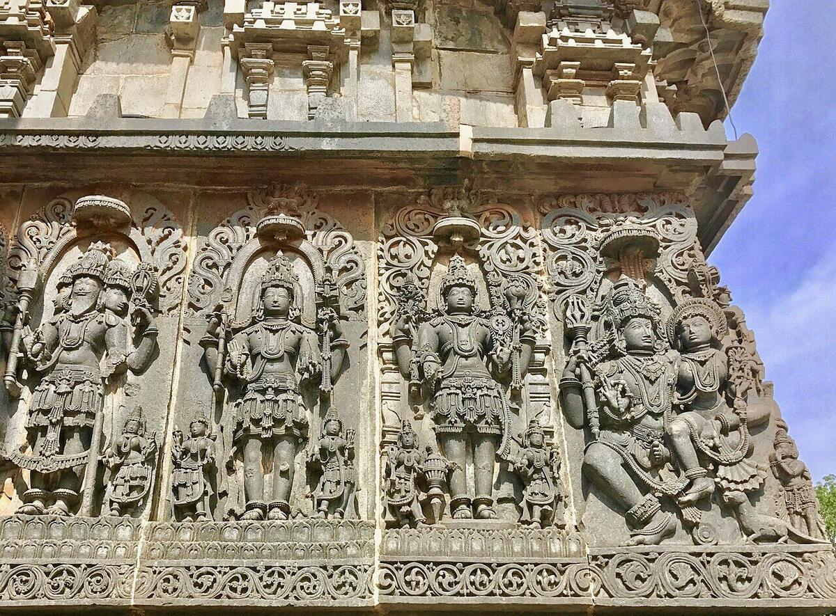 Tridev Temple — historic view